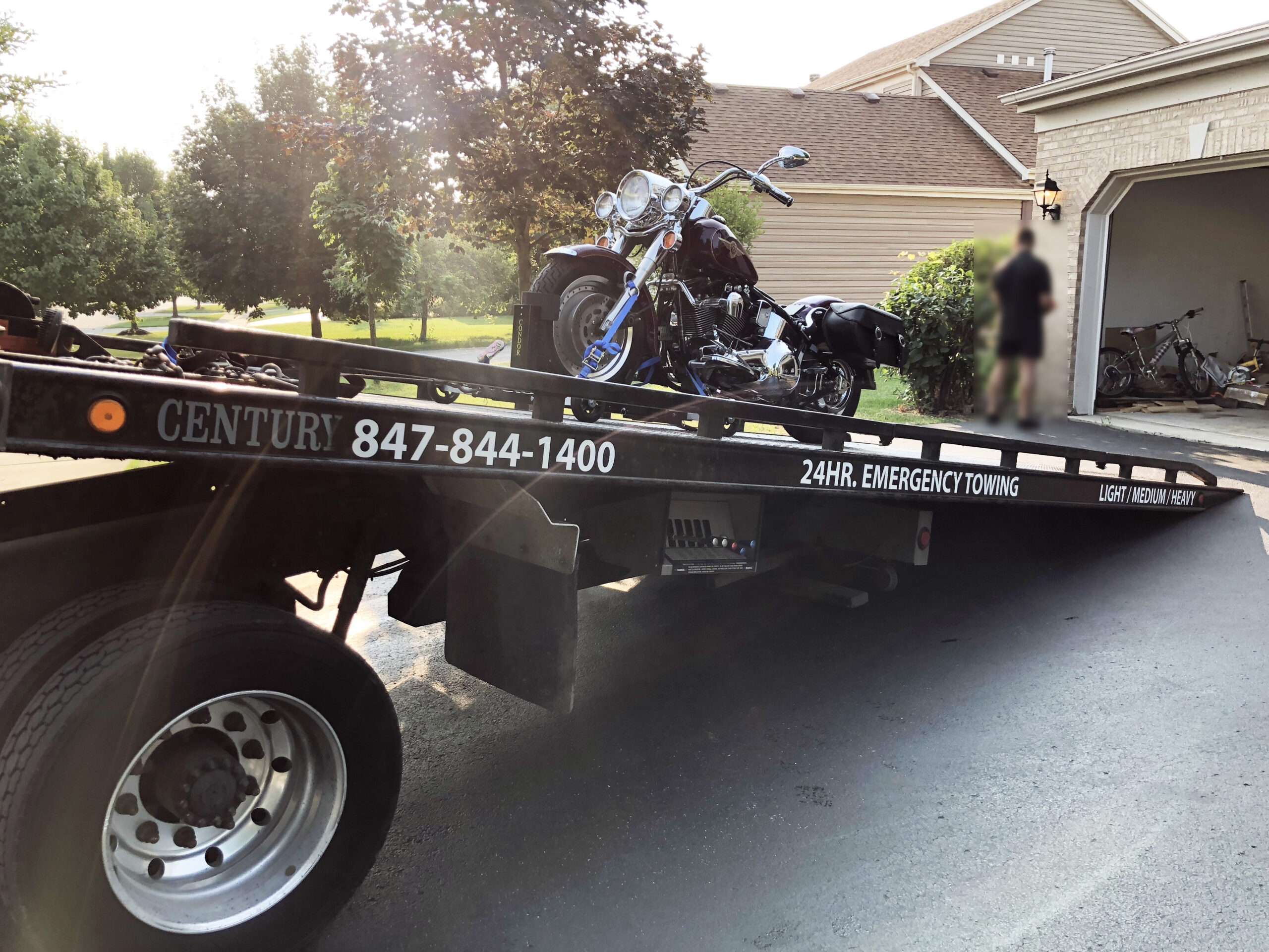 motorcycle towing in chicago, IL