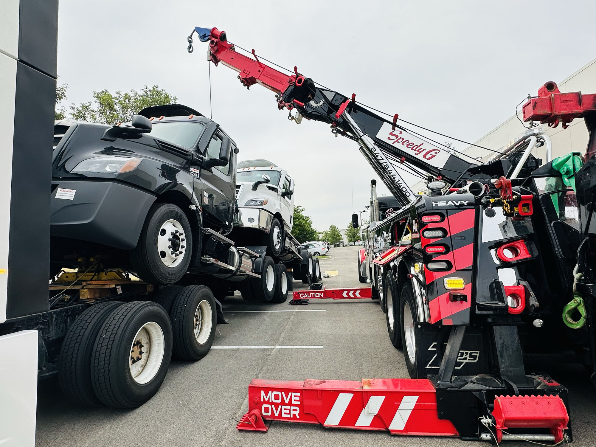 Speedy G semi truck decking services