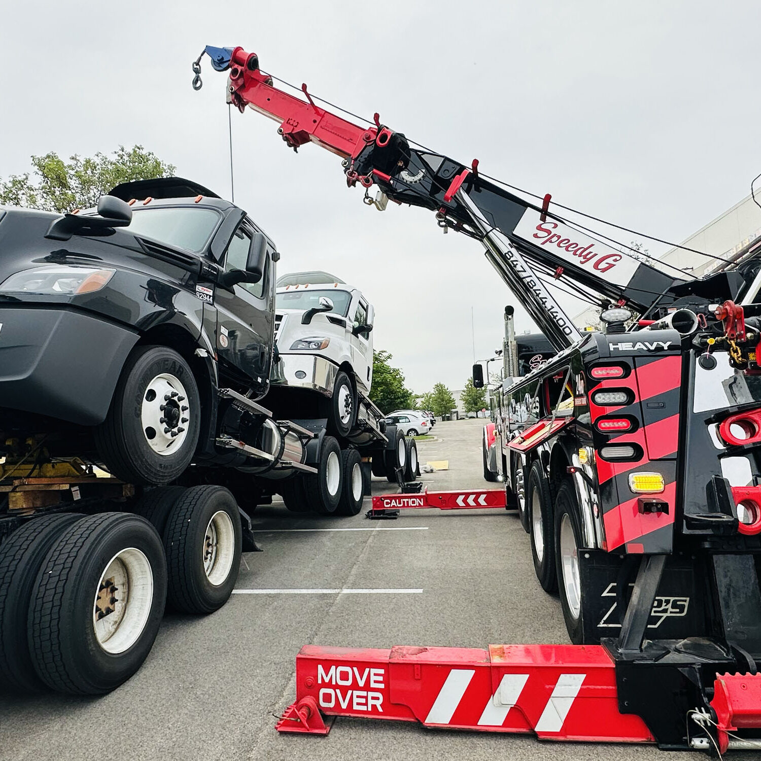 Speedy G semi truck decking services